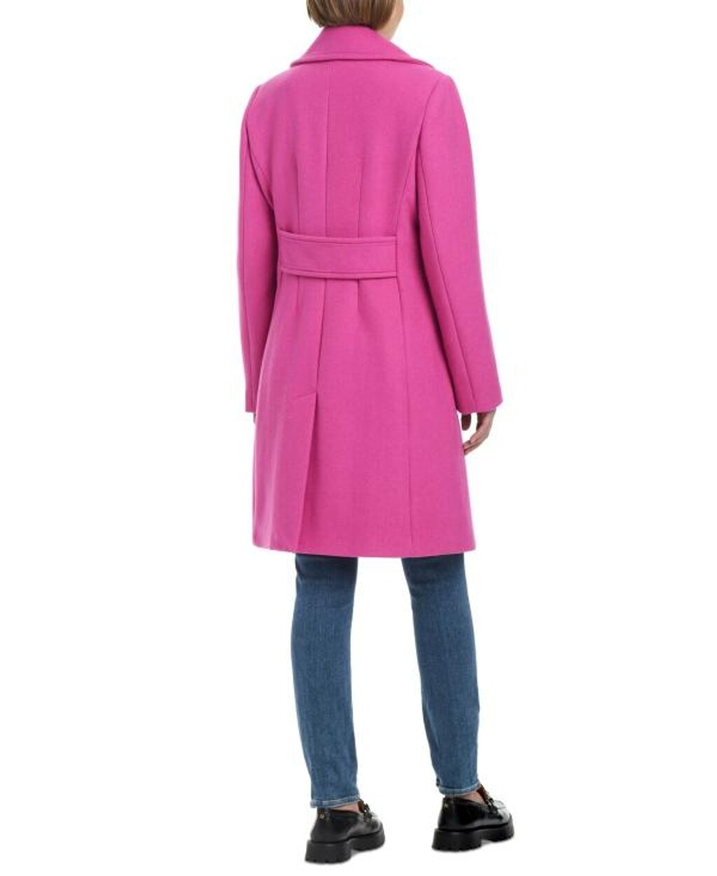 Kate Spade Women's XS Wool Marker Pink Single-Breasted Coat NWT but Damaged