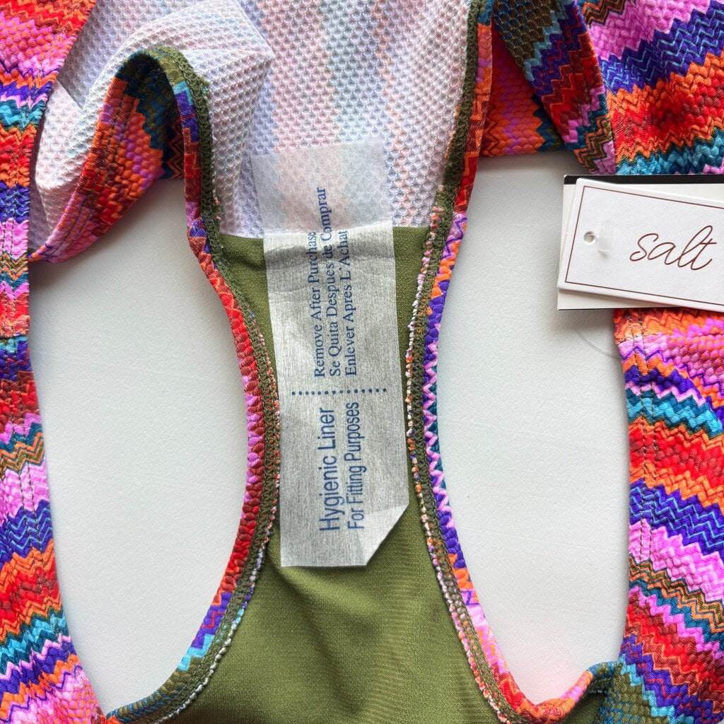 Salt + Cove Women's Size XL Multicolor Ziggy Pop Hipster Bikini Bottoms NWT