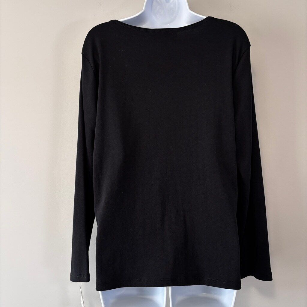 Karen Scott Women's Extra Large Petite Embellished Holiday-Graphic T-Shirt NWT