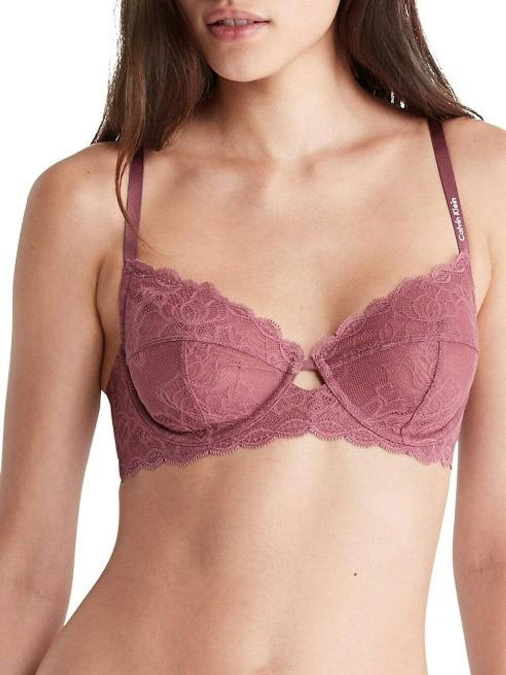 Calvin Klein Women's Size 32B Seductive Comfort With Lace Full Coverage Bra NWT