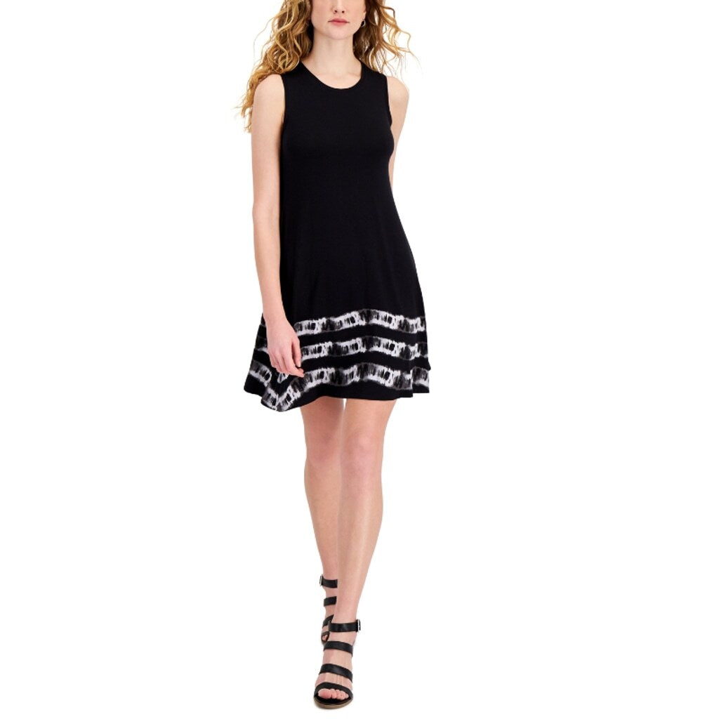 Style & Co Petite Tie-Dye Sleeveless A-Line Dress NWT