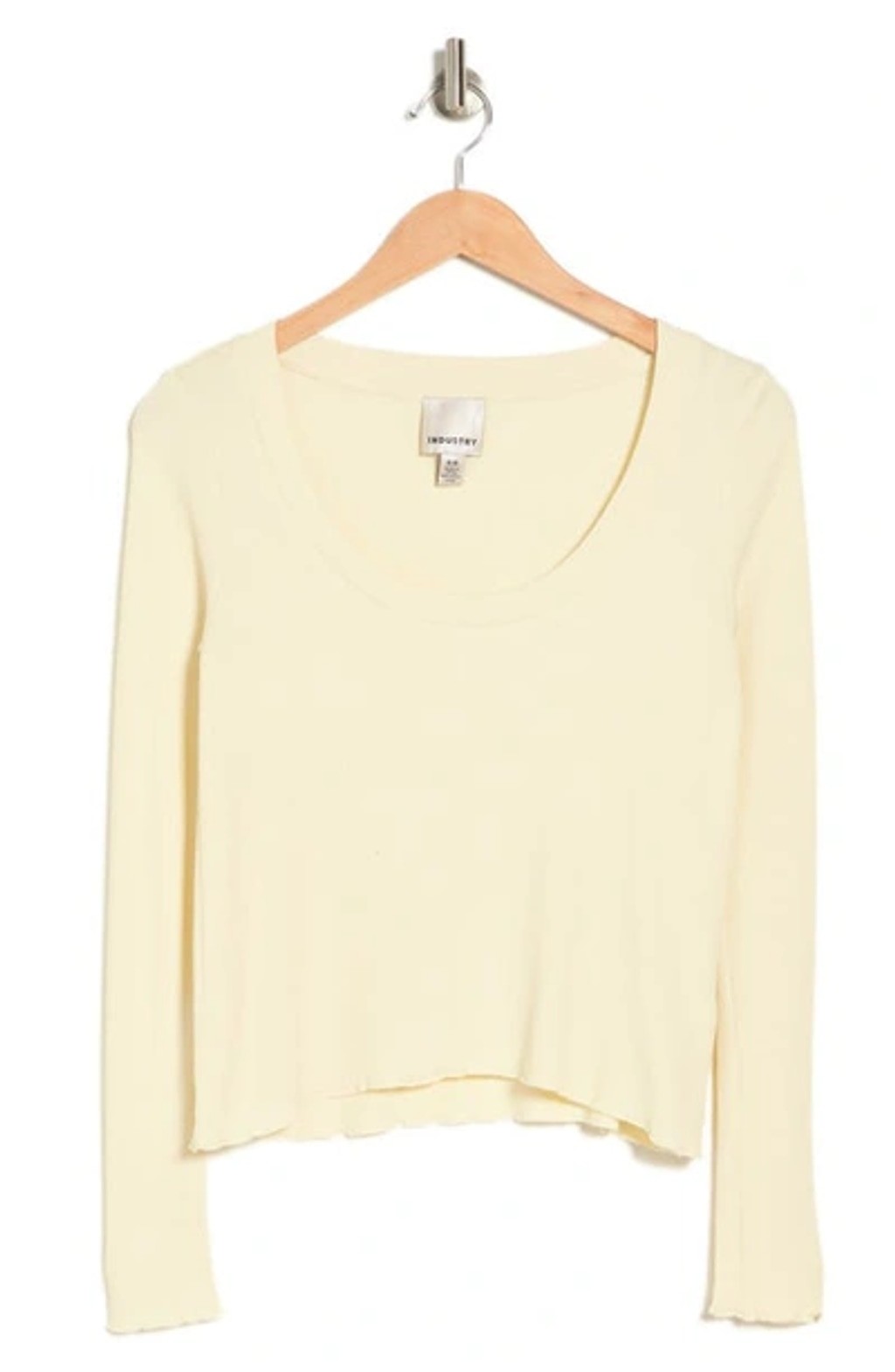 Industry Republic Clothing Women's Small Waffle Knit Long Sleeve Sweater NWT