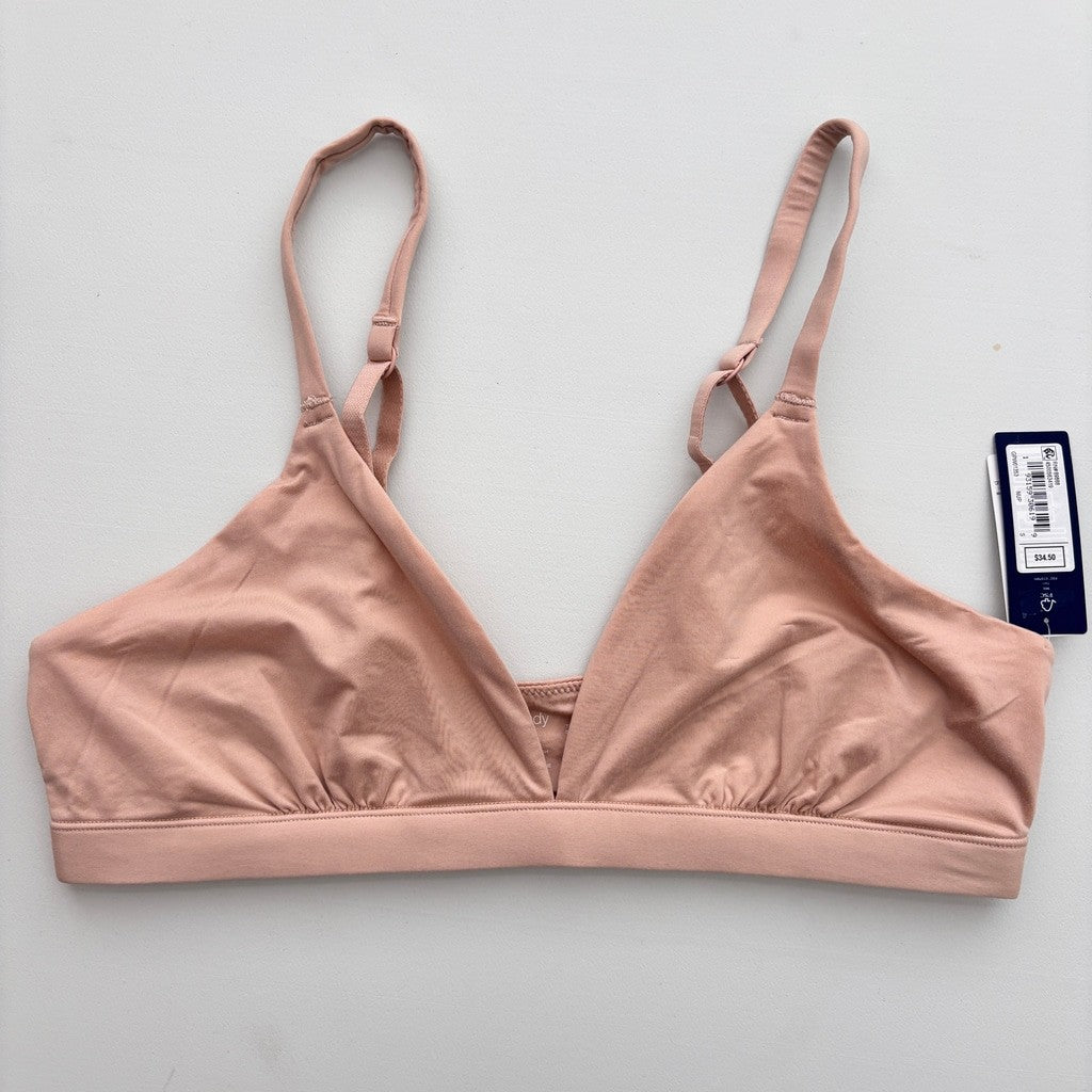 GAP GapBody Women's Small Nude / Beige Super Stretch Triangle Bralette NWT