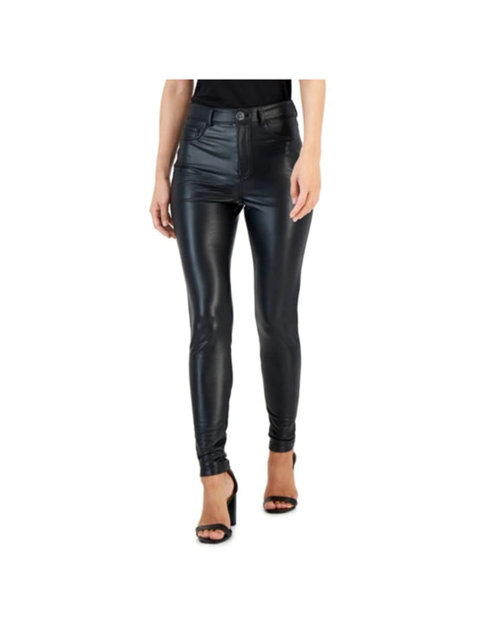 Inc International Concepts Women's 14 Faux-Leather Skinny Pants NWT