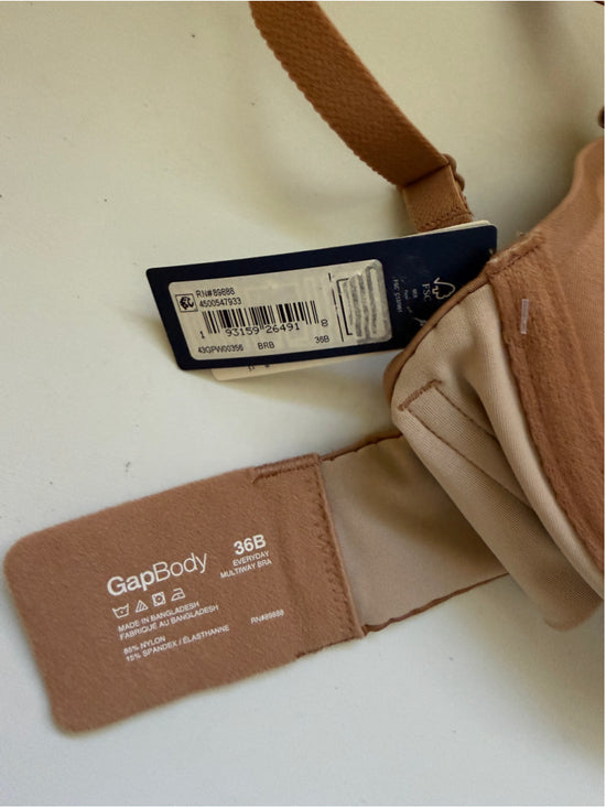 GAP GapBody Women's Size 36B Bronze Everyday Essentials Multi-Way Bra NWT