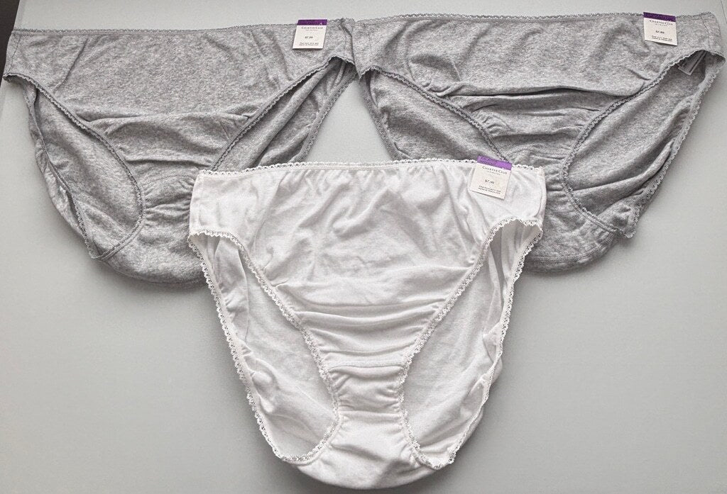 Charter Club Women's Size XXL 100% Cotton 3 Pack of Brief Underwear Mix NWT L10