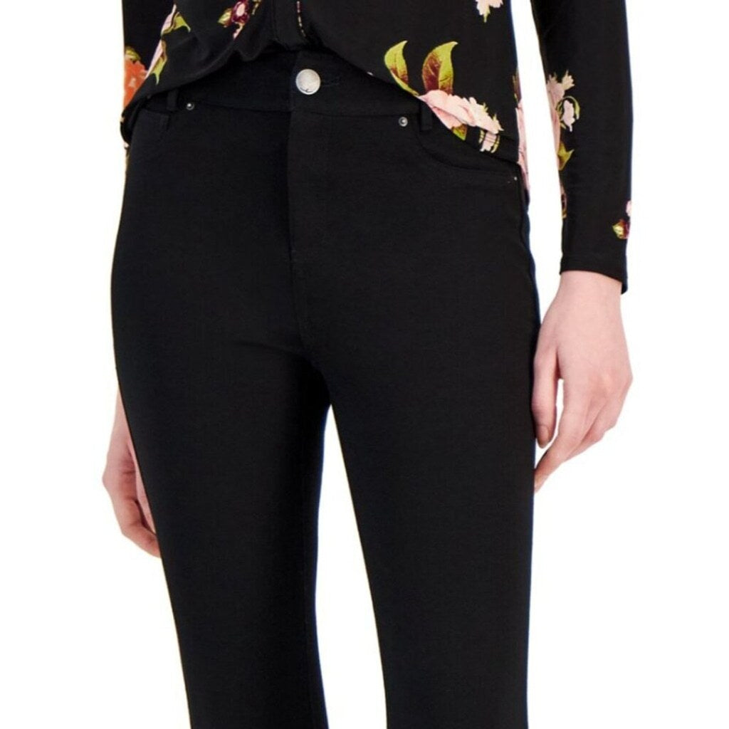 I.N.C. International Concepts 0 Petite High Waisted Curve Black Pants NWT.