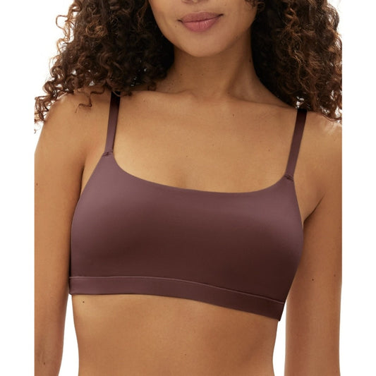 GAP GapBody Women's Large Dark Brown Super Stretch Scoop Bralette NWT