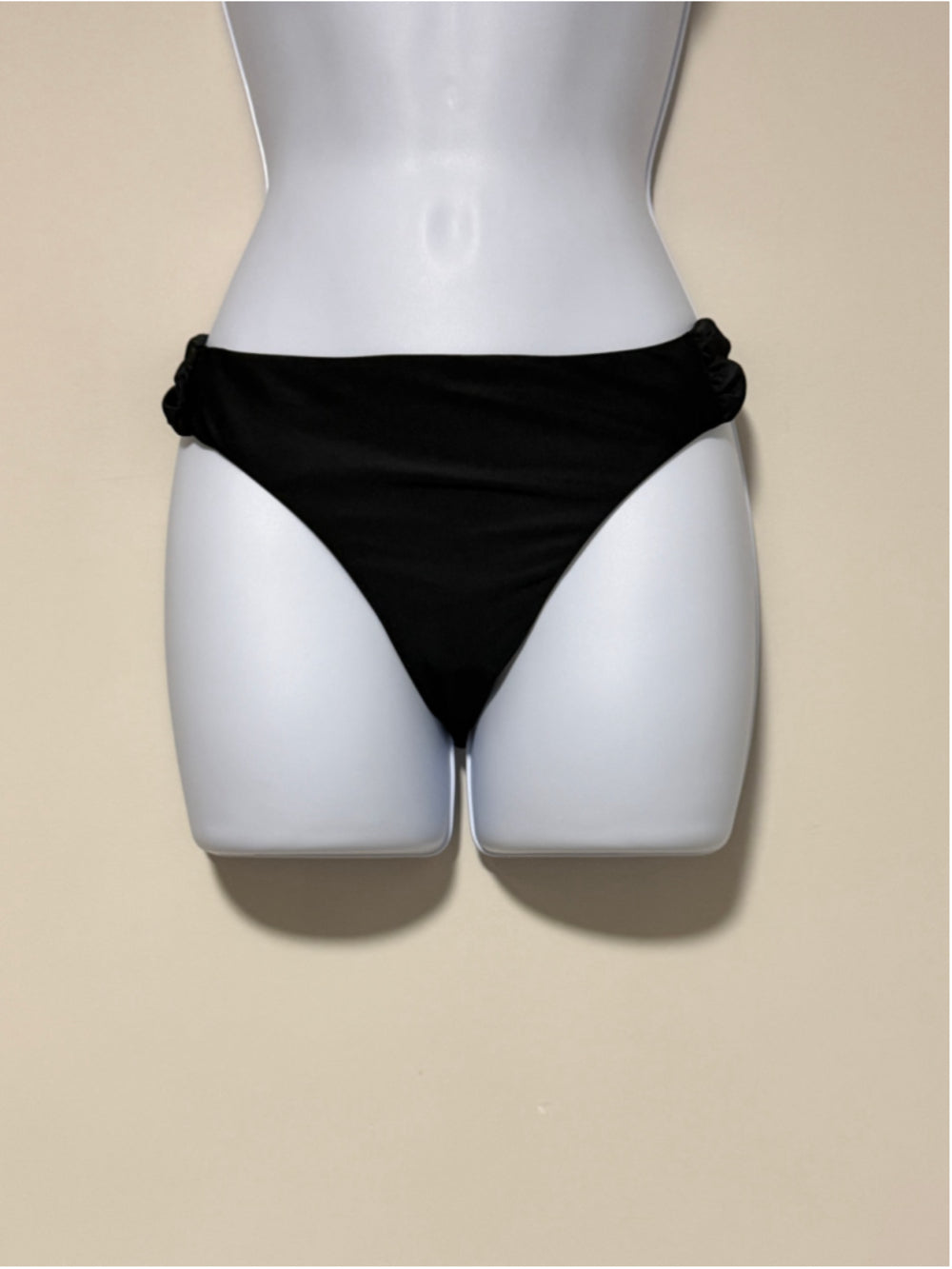 Bar III Women's Small Black Low-Rise Hipster Bikini Bottoms NWT
