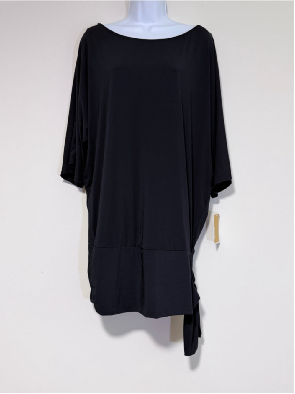 Michael Kors Women's Size Small Black Side-Tie Swim Cover-Up NWT