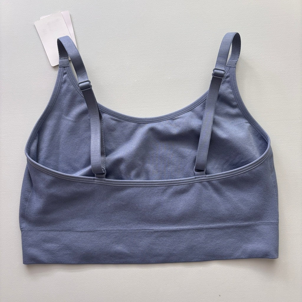 B.tempt'd by Wacoal Women's Large Blue Comfort Bralette NWT