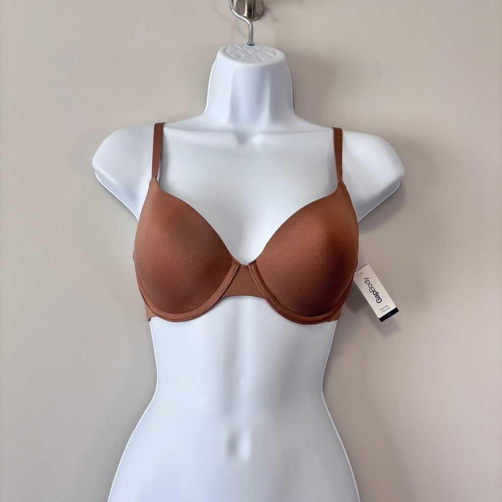 GAP GapBody Women's Bronze Everyday Essentials T-Shirt Bra NWT