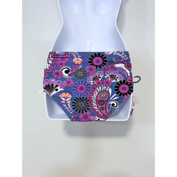 Salt + Cove Women's XS Multicolor Floral-Print High Waist Bikini Bottoms NWT