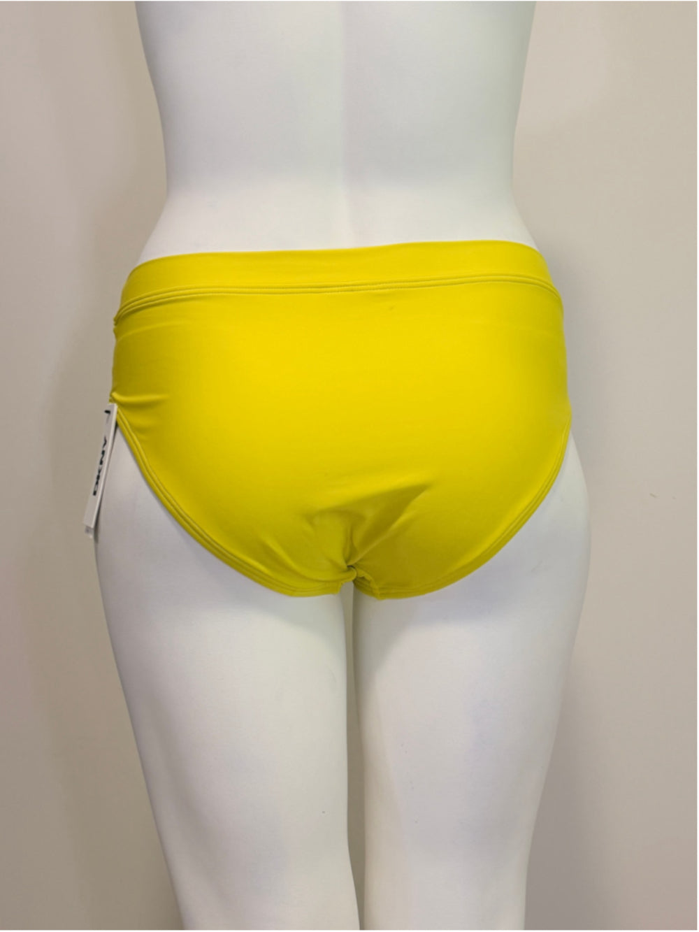 DKNY Women's Size Large Yellow High Waist Bikini Bottoms NWT
