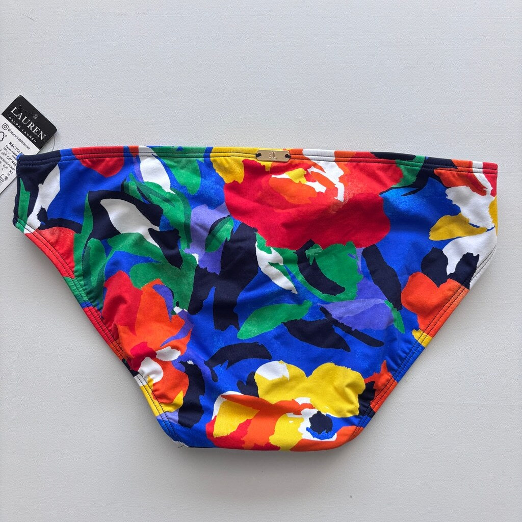 Ralph Lauren Women's Size 4 Multicolor Bright Printed Hipster Bikini Bottoms NWT
