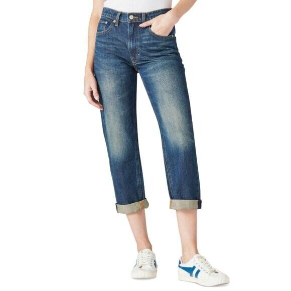 Lucky Brand Women's Size 8 Mid Rise Cuffed Mom Jeans NWT