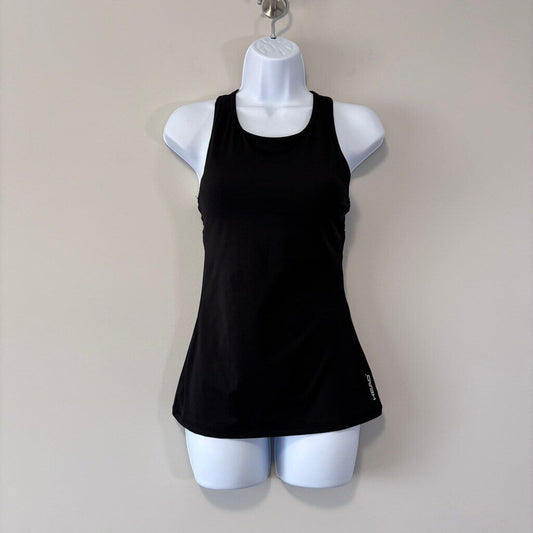 Head Women's Size XS Black Advantage Built-In-Bra Racerback Tank NWT