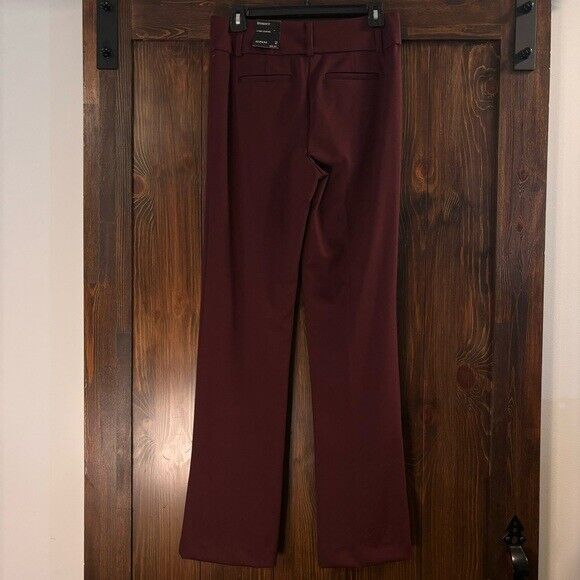 Alfani Women's Burgundy Ponté-Knit Dress Pants NWT