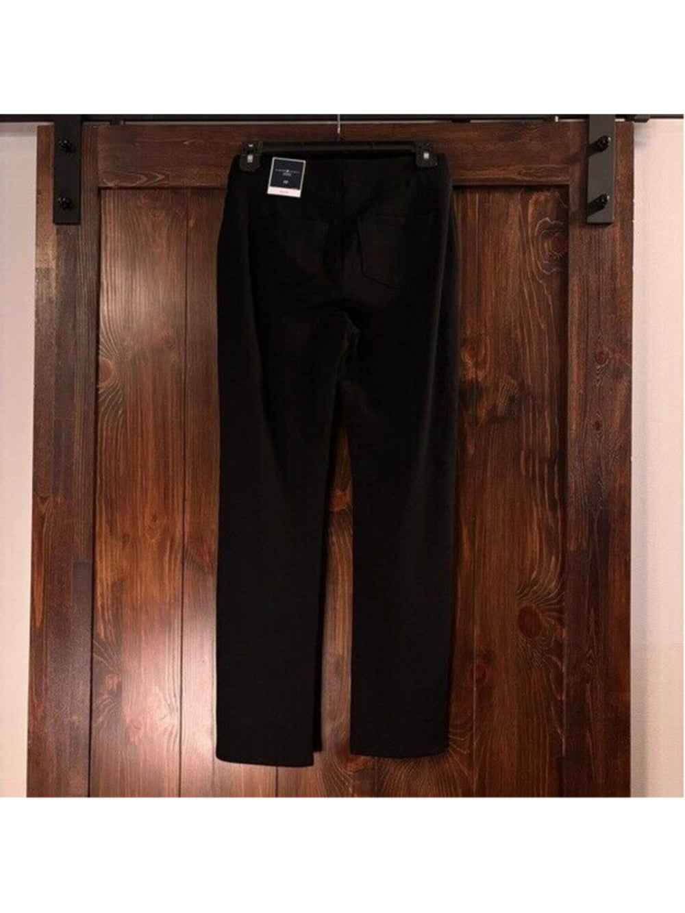 Karen Scott Petite Small Black Comfort Stretchy Pull-On Pants NWT