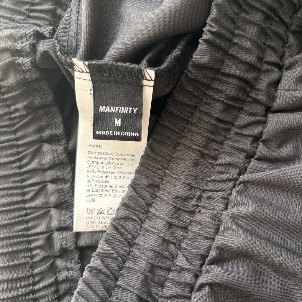 SHEIN Men's Size Medium Black Basics Drawstring Casual / Athletic Shorts NIB