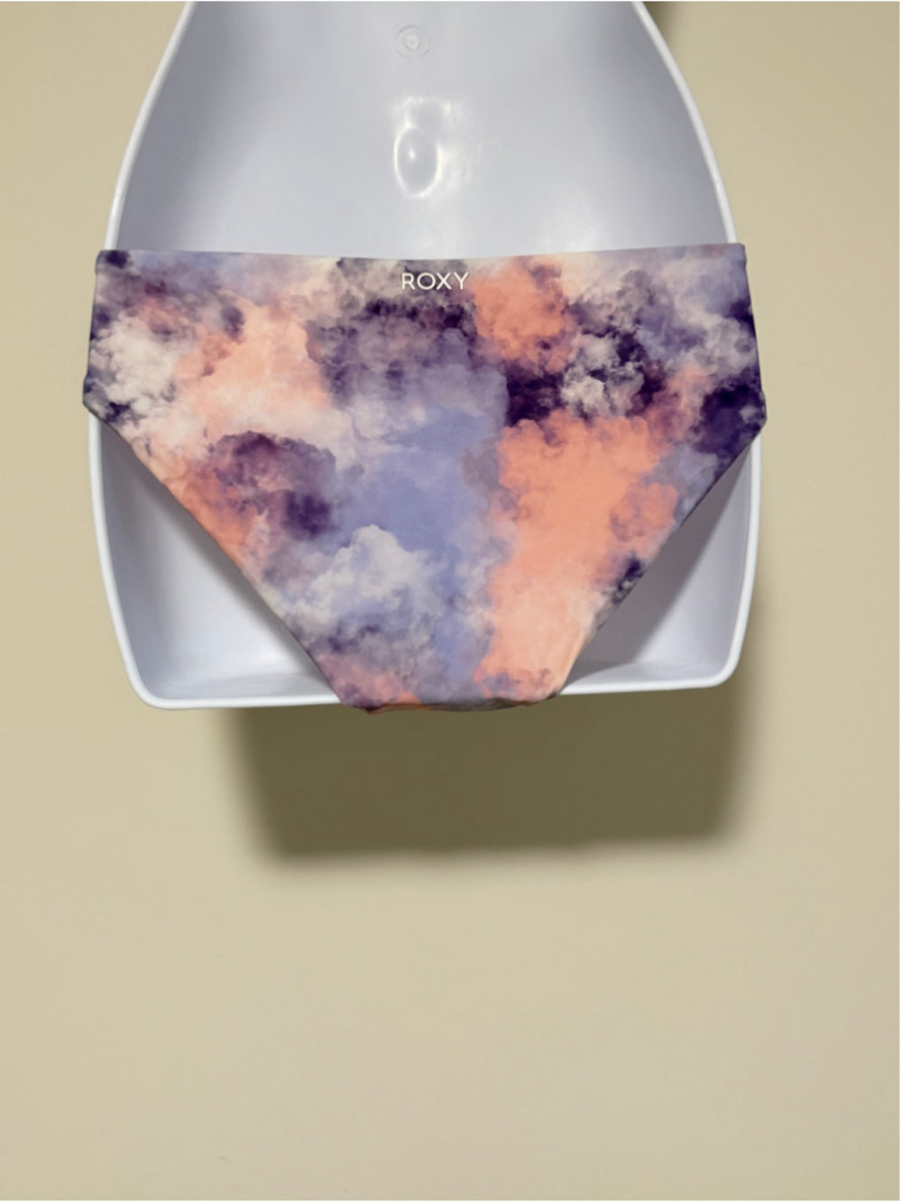 Roxy Size Small Could Tie-Dyed Pink & Purple Bikini Bottoms NWT
