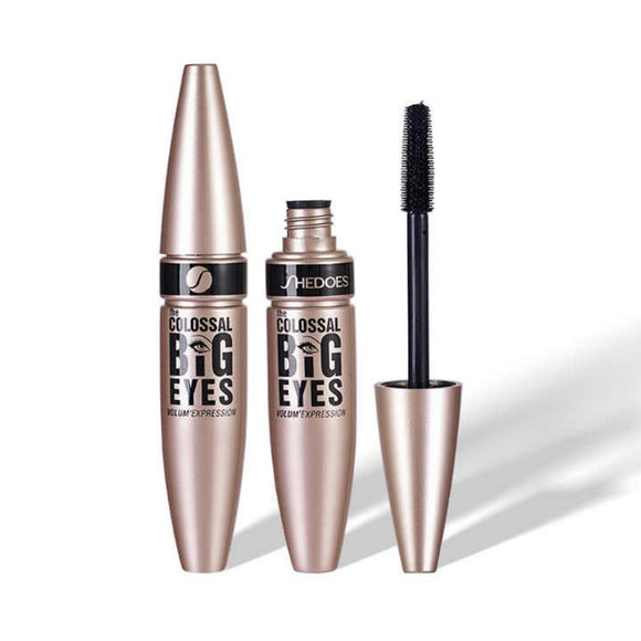 SHEDOES Waterproof Mascara — Volumizing, Quick-Dry, Non-Smudge Eye Black New