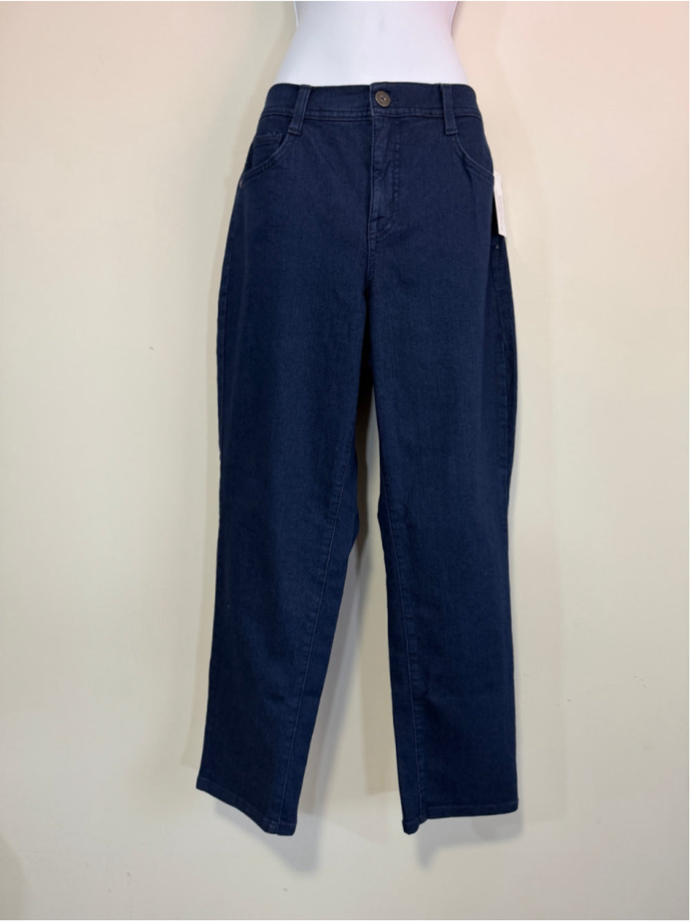 Style & Co 12 Petite Slim Leg Mid-Rise Dark Wash Jeans NWT