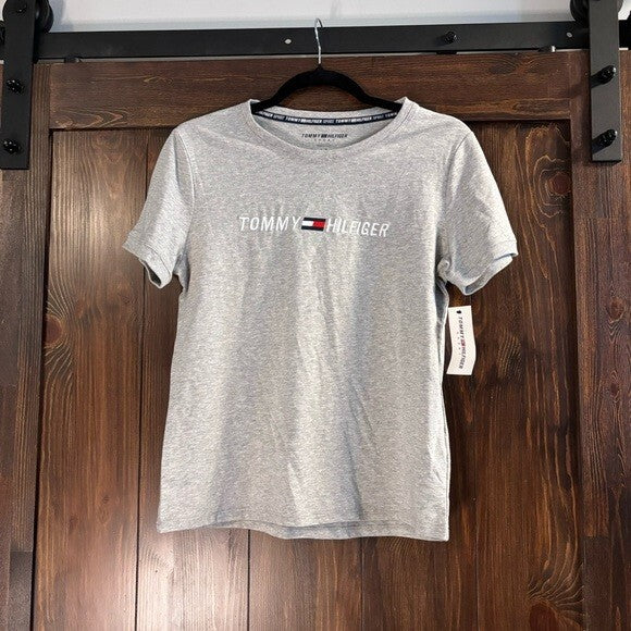 TOMMY HILFIGER SPORT Grey Logo T-Shirt NWT