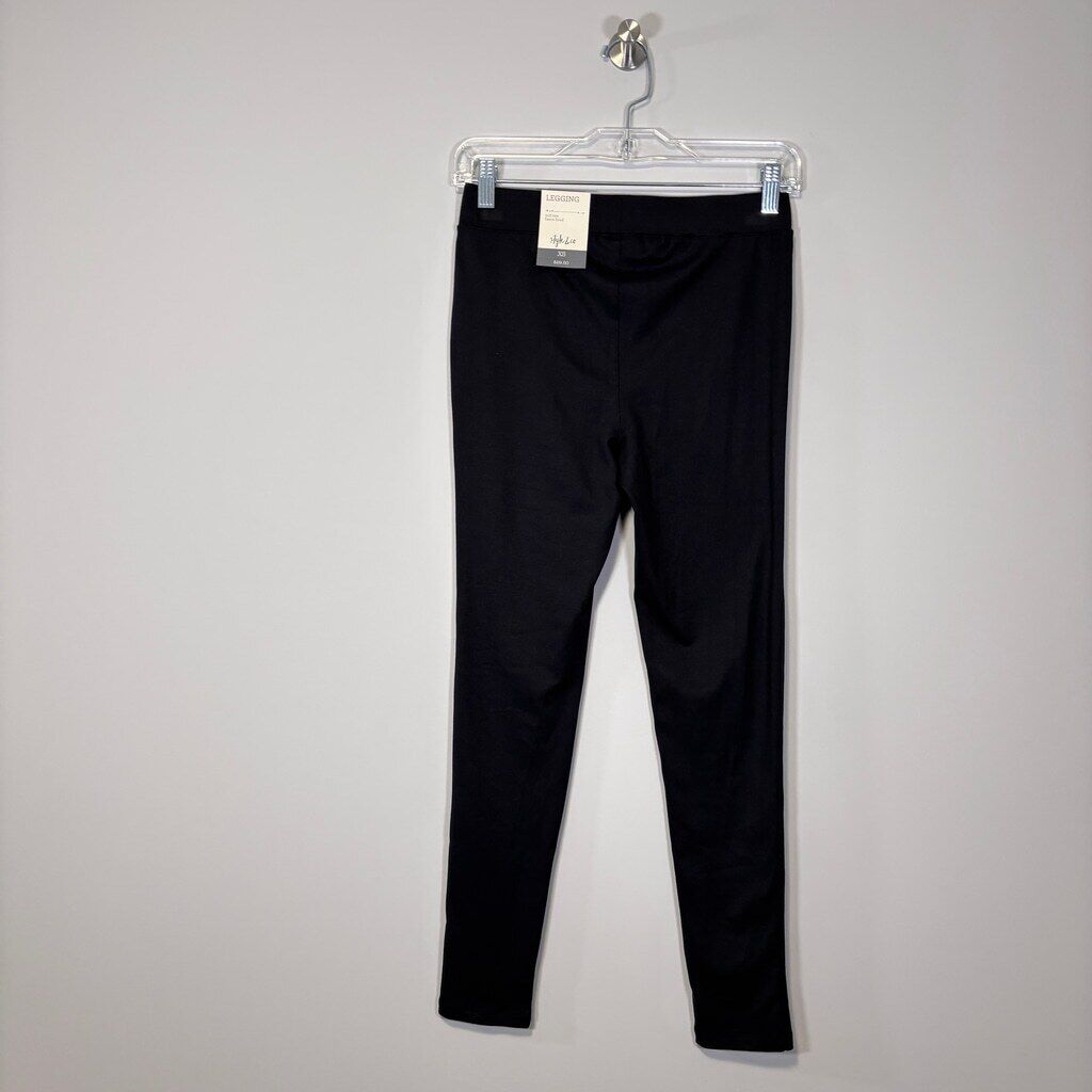 Style & Co. Women's XS Black Fleece Leggings NWT