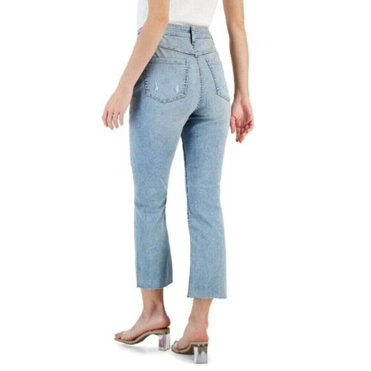 I.N.C. International Concepts Women's High Rise Cropped Frayed Hem Jeans NWT