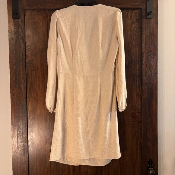 I.N.C. International Concepts Women's Sparkly Linen Twist-Front Dress NWT