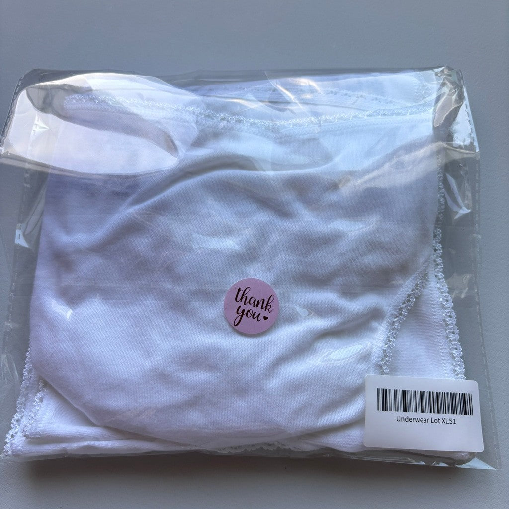 Charter Club Size XL 100% Cotton 3 Pack of White Brief Underwear NWT XL51