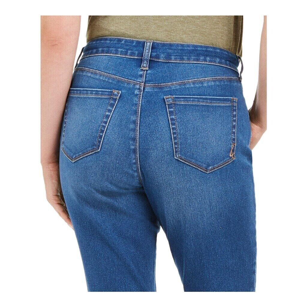Style & Co Women's Petite Curvy-Fit Medium Wash Skinny Jeans NWT