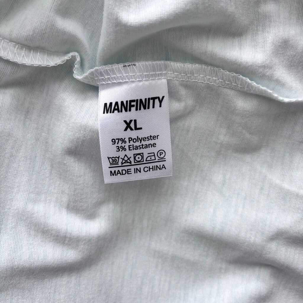 SHEIN Men's Light Blue Graphic Tee “F*** OFF” Bold Statement Shirt NIB