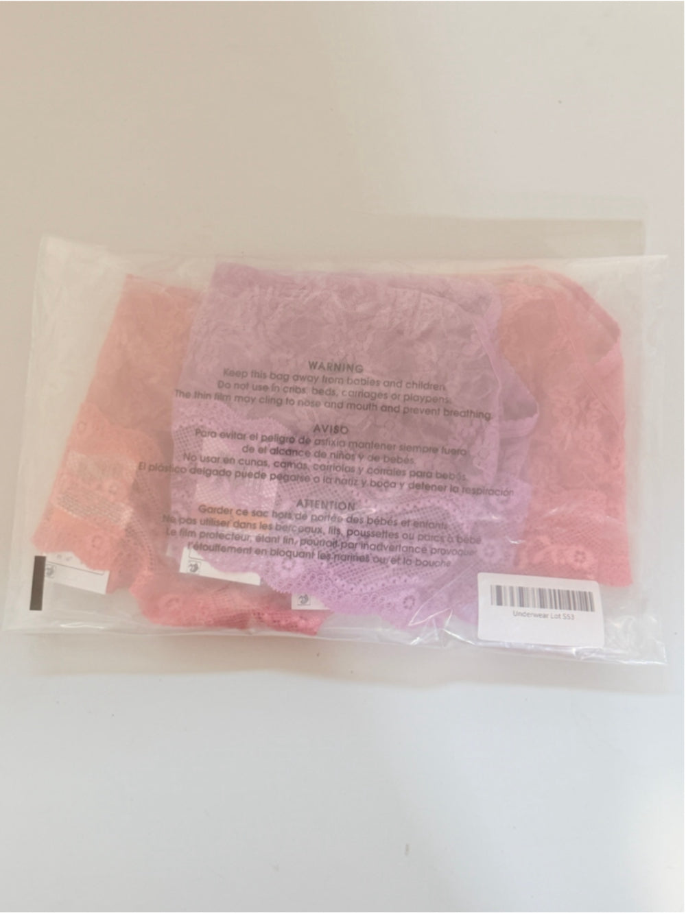 B.tempt'd Women's Size Small Set of 3 Lace High-Leg Underwear NWT S53