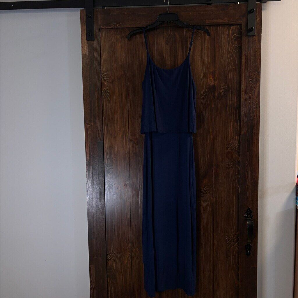 I.N.C. International Concepts Women's Navy Blue Tie-Waist Midi Dress NWT