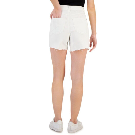 INC International Concepts 14 White High-Rise Denim Shorts NWT