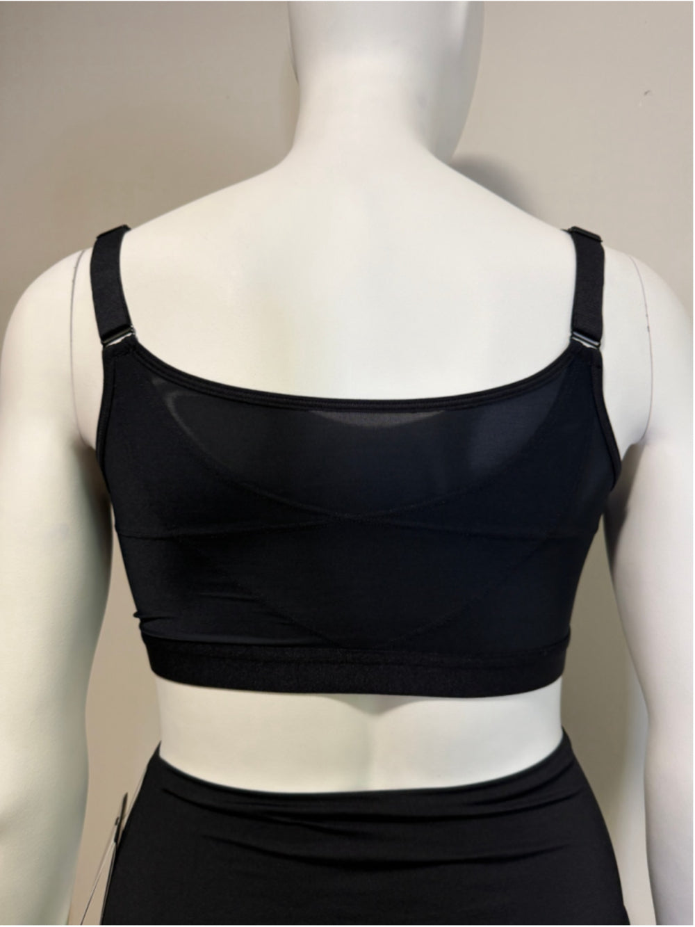 Leonisa Women's 38D Black Back Support Posture Corrector Wireless Bra NWT