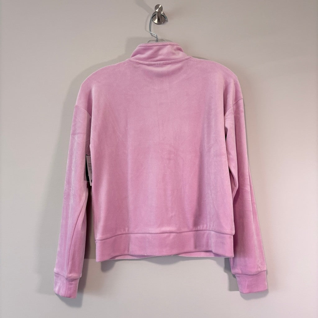 Ideology Kids Extra Large Little Girl's Pink Fleece Zip Sweater-Up NWT