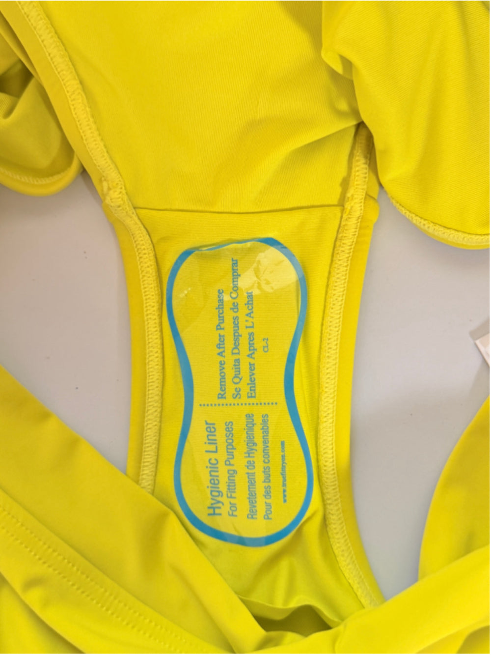 DKNY Women's Size Large Yellow High Waist Bikini Bottoms NWT