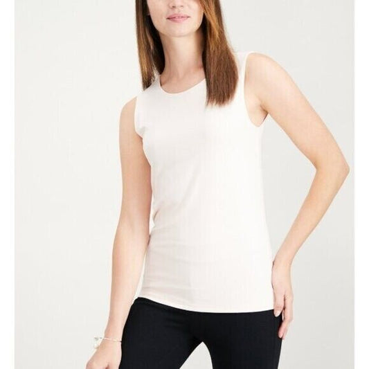 Alfani Women's Size Petite Medium White Sleeveless Layering Tank Top NWT