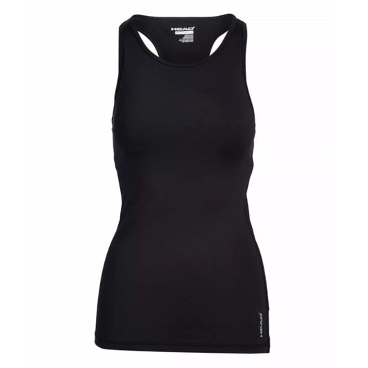 Head Women's Size XS Black Advantage Built-In-Bra Racerback Tank NWT