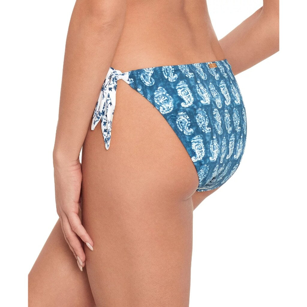 Ralph Lauren Women's Size 4 Blue Side-Tie Hipster Bikini Bottoms NWT