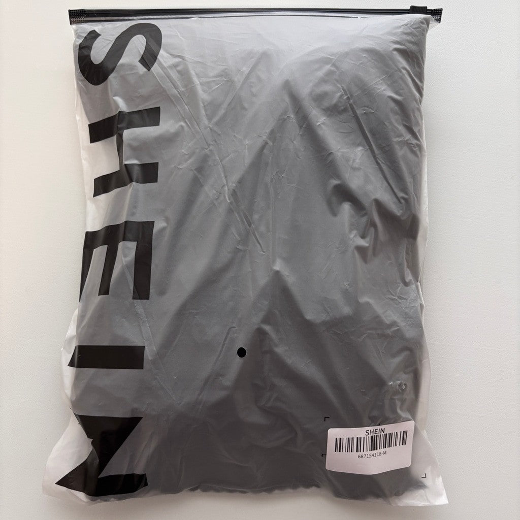 Shein Women's Medium Black Fluffy Tulle Tutu Skirt w/ Elastic Band Waist NIB