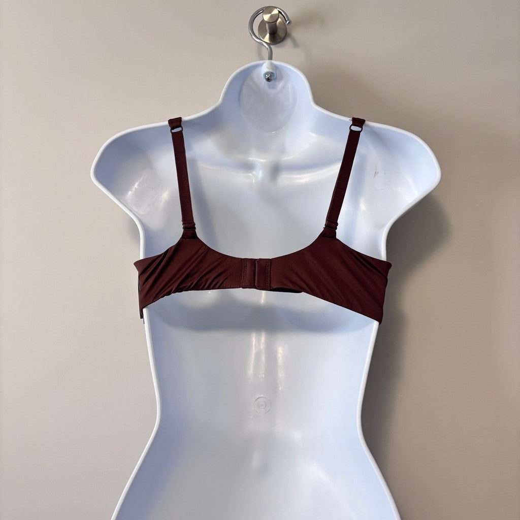Gap Women's Dark Brown Everyday Essentials Full-Coverage Unlined Bra NWT