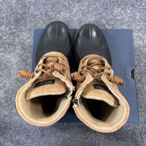 Sperry Women's 7 Beige Saltwater Waterproof Duck Boots NIB