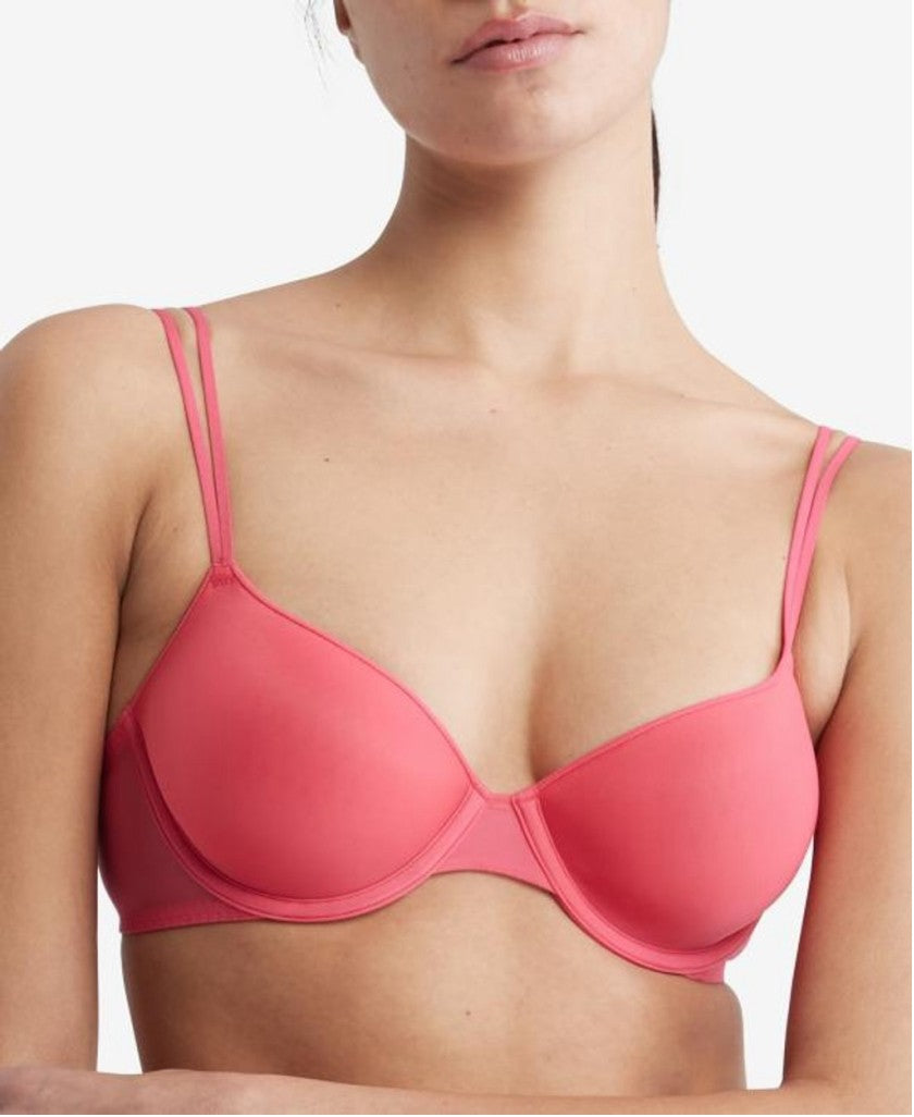 Calvin Klein Women's Size 32A Pink Sheer Marquisette Demi Bra NWT