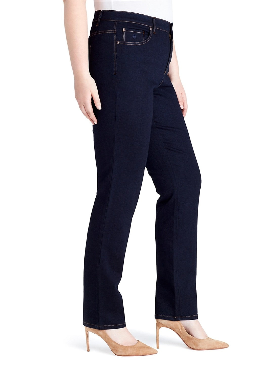 Gloria Vanderbilt Plus Size 22W Amanda Original Slimming Dark Jeans NWT