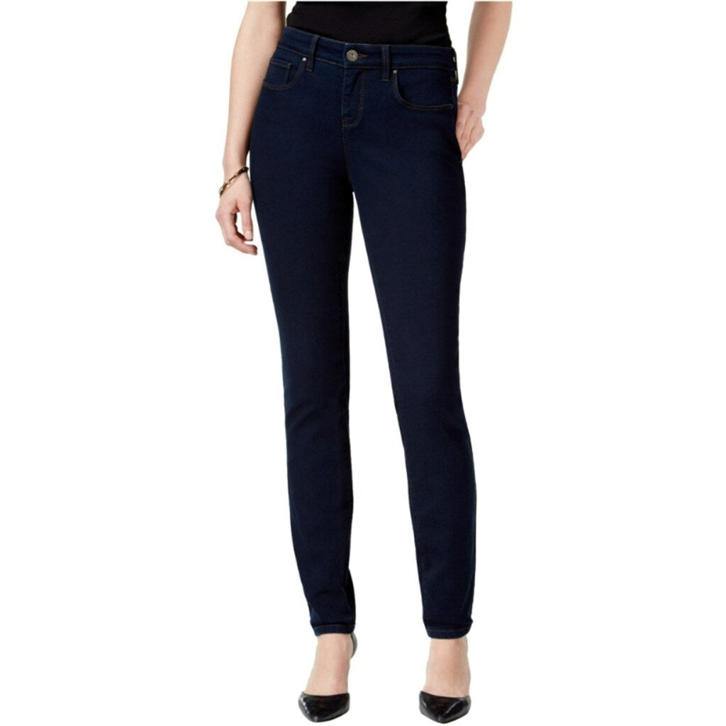 Style & Co. Women's Size 6L Curvy-Fit Blue Rinse Wash Mid-Rise Skinny Jeans NWT