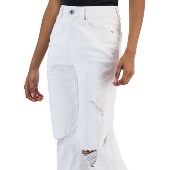 I.N.C. International Concepts Size 2 / 26 Mid Rise Ripped Boyfriend Jeans NWOT